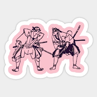 Two foolish soldier Sticker